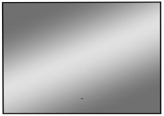 Зеркало с подсветкой Continent Amer ЗЛП1523 с бесконтактным сенсором 100x70см чёрный